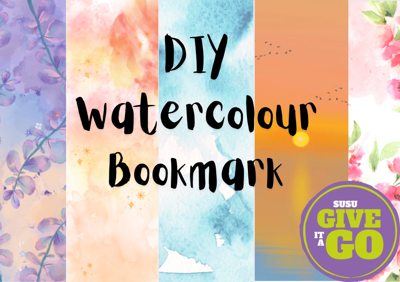 GIAG Crafternoon: DIY Watercolour Bookmark (YAMT)