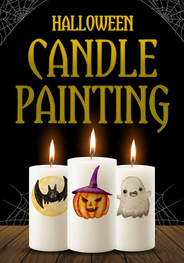 Halloween Candle Painting