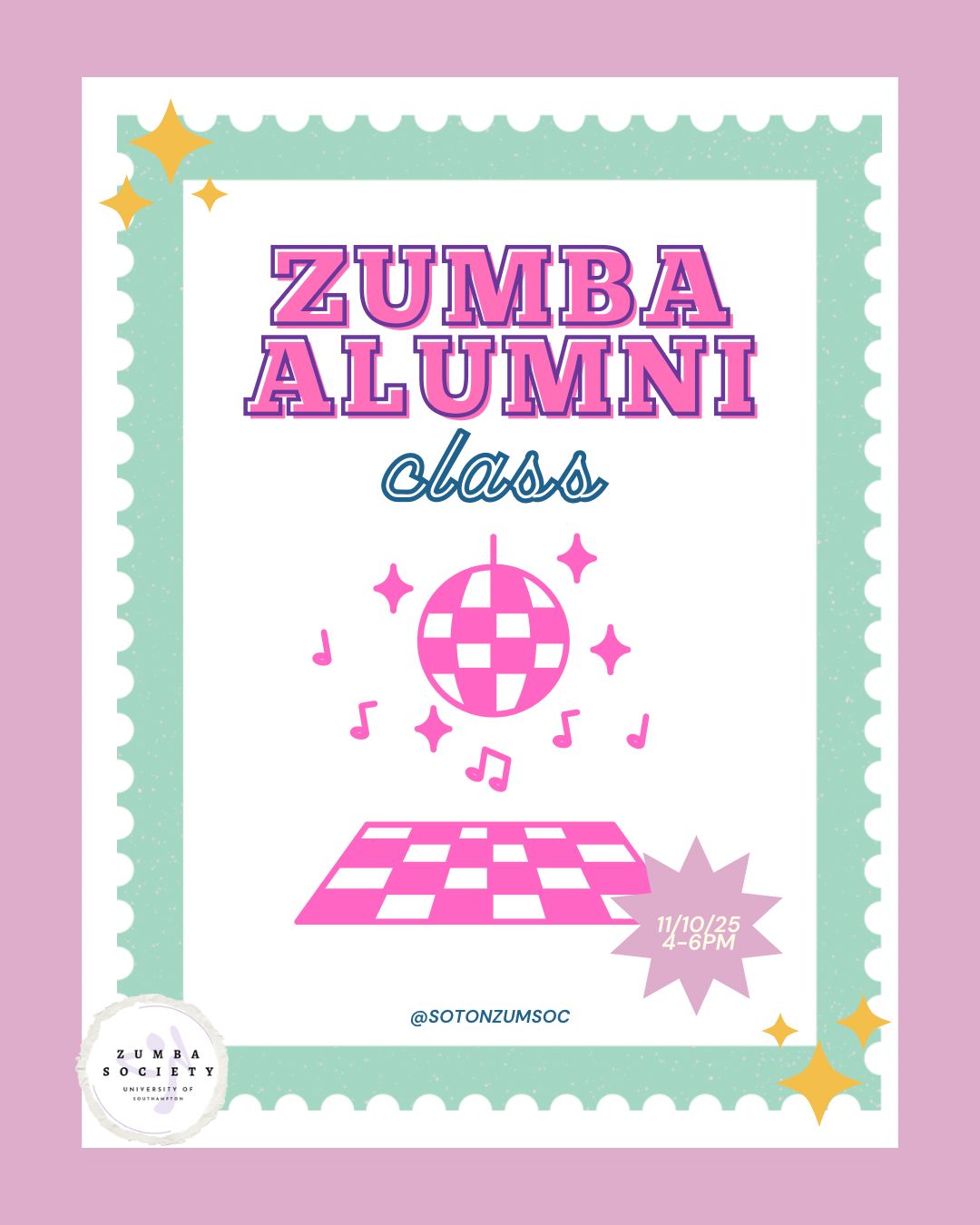 Zumba Society Alumni Class