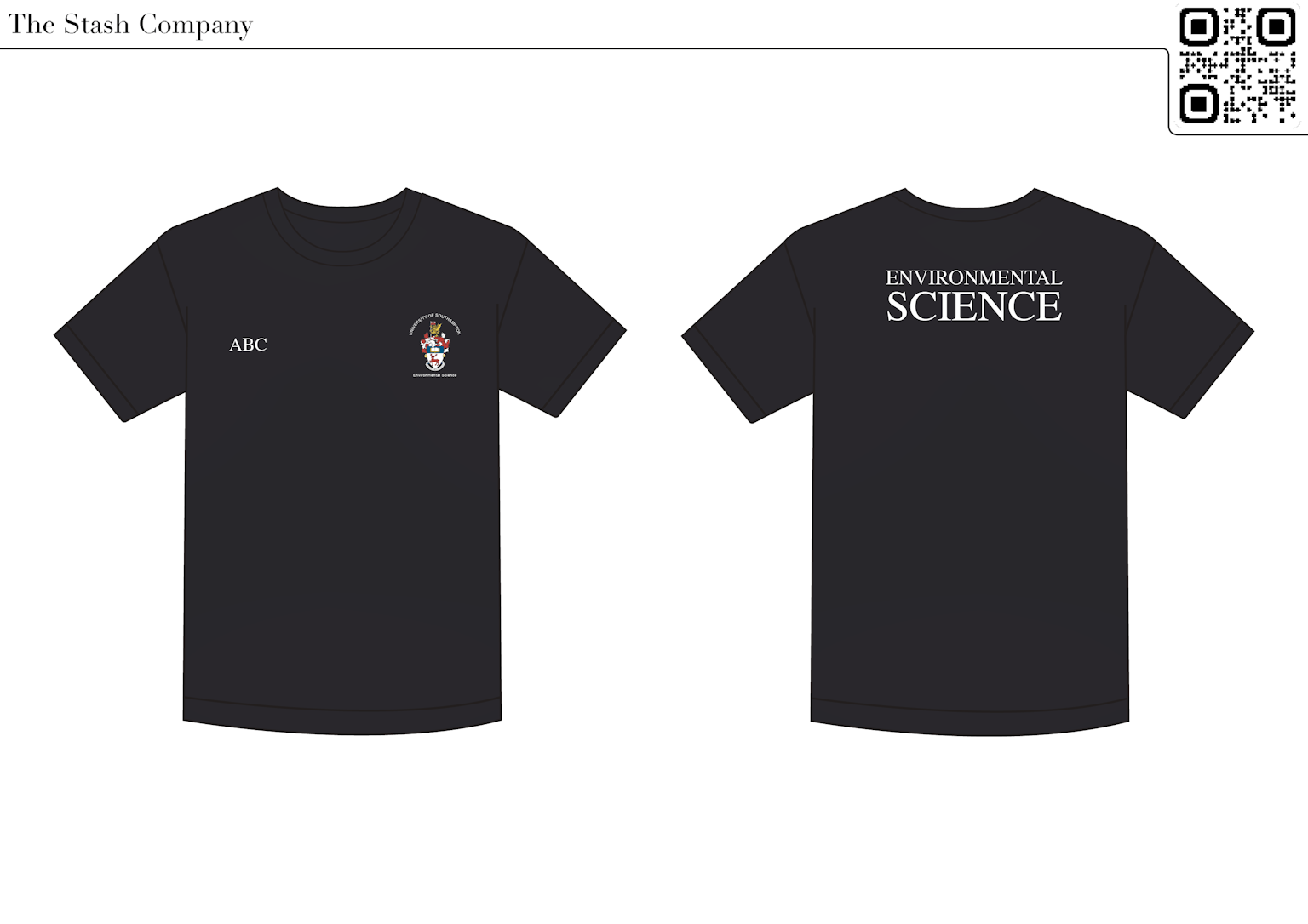 ENVSSOC Black T-shirt