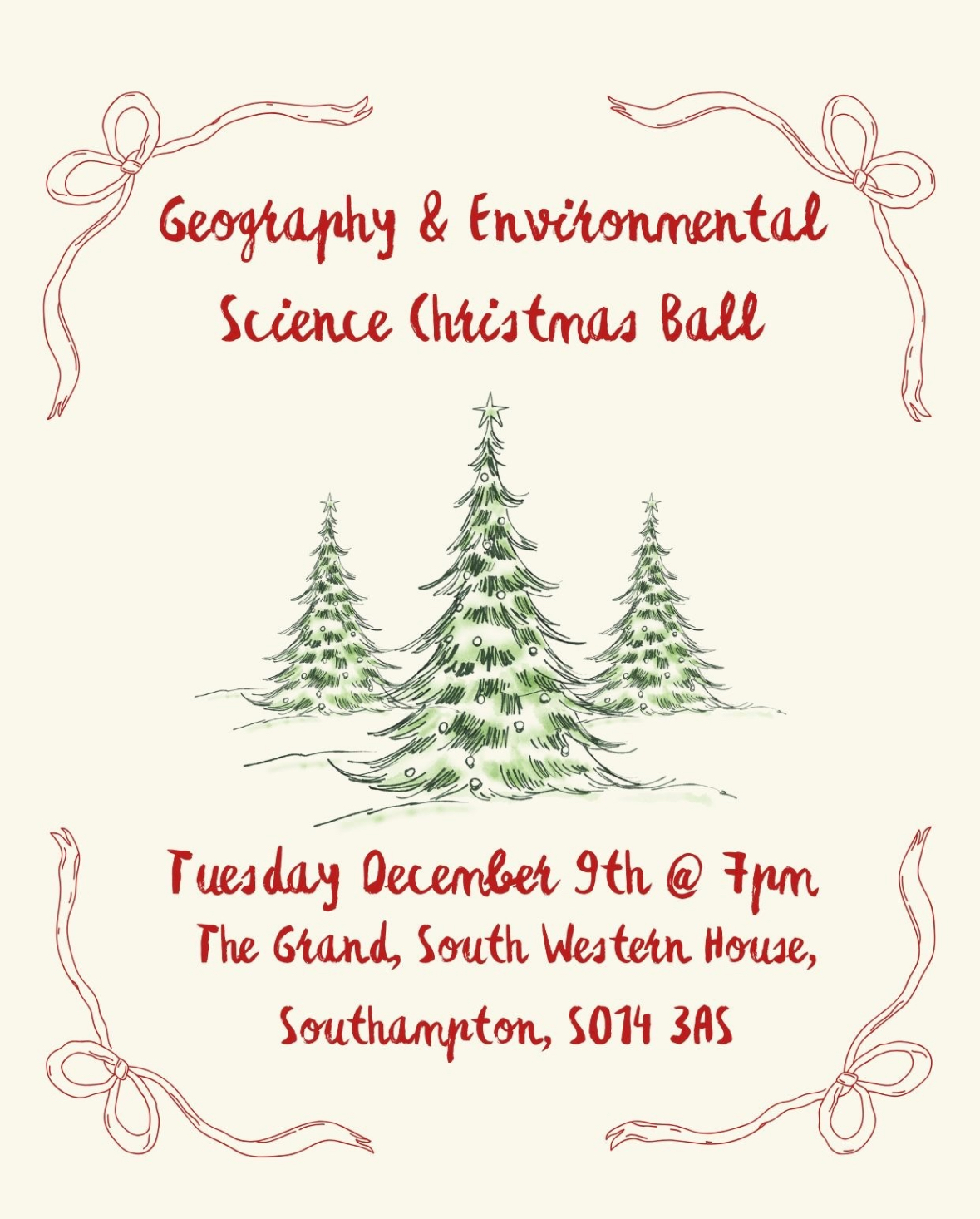 Geography and Environmental Science Christmas Ball