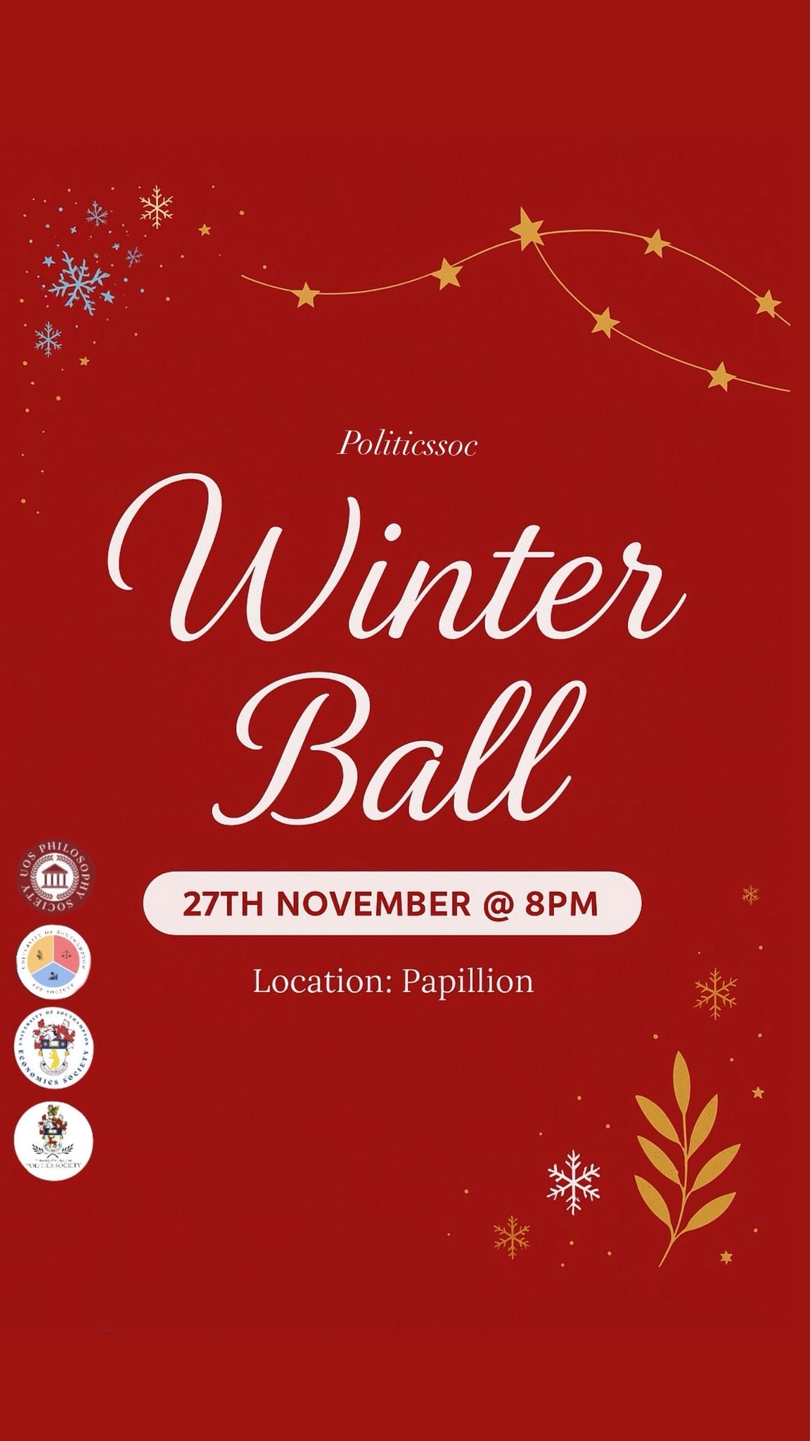 Politics Winter Ball Ticket 