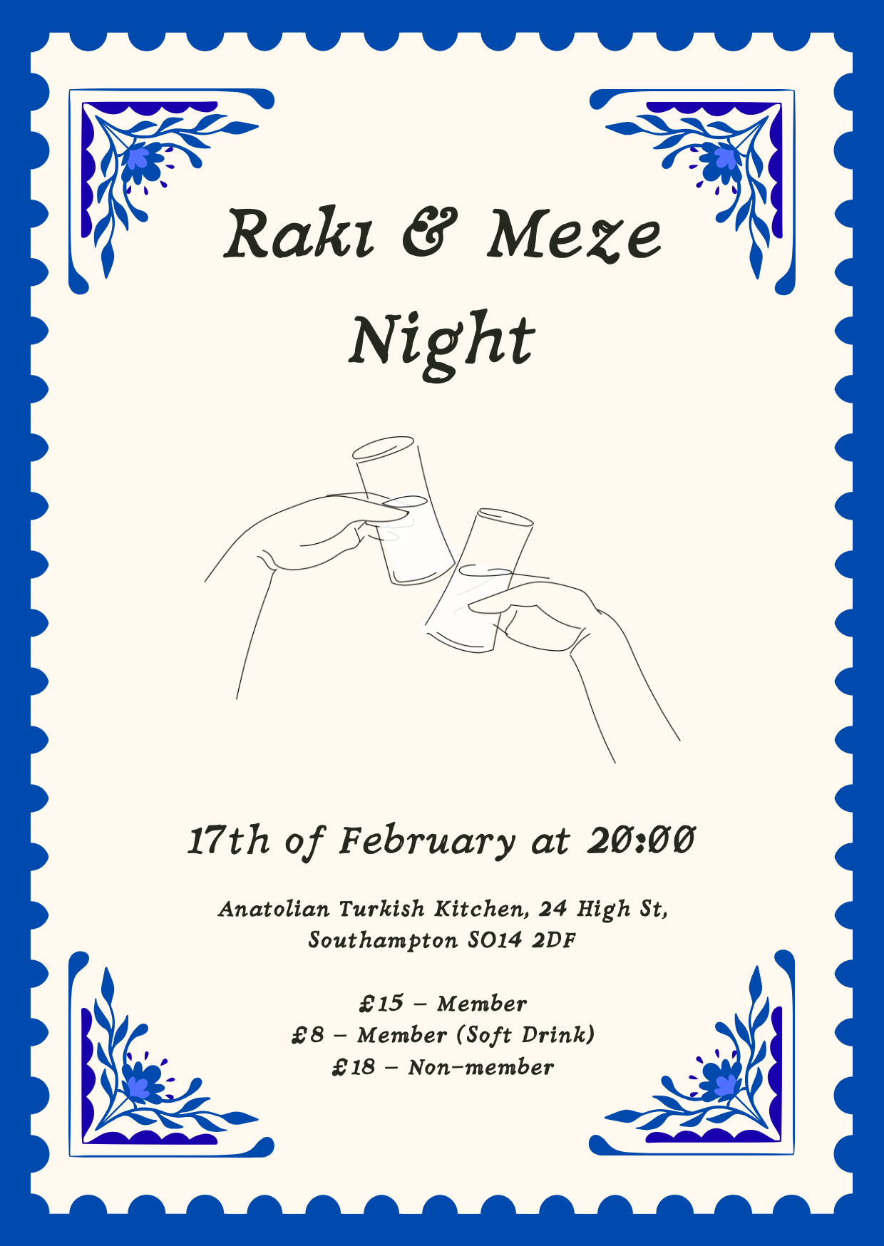 Rakı & Meze Night 