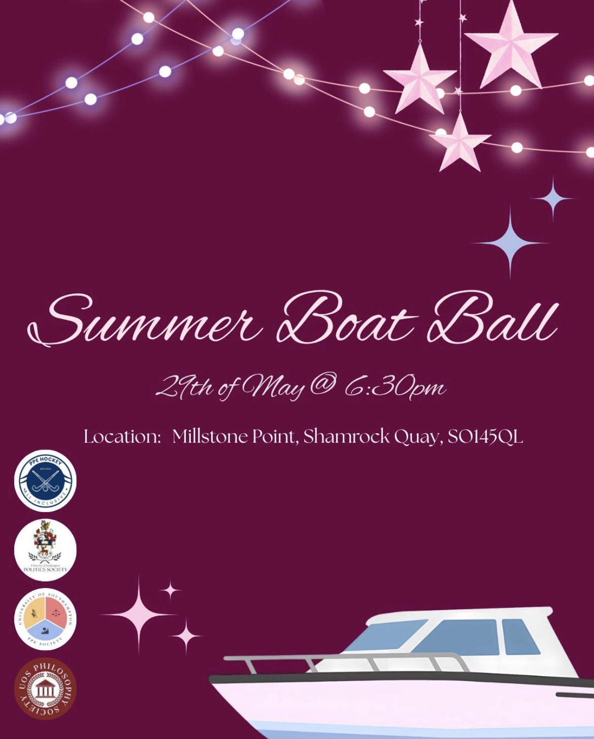 Politics Boat Ball Tickets