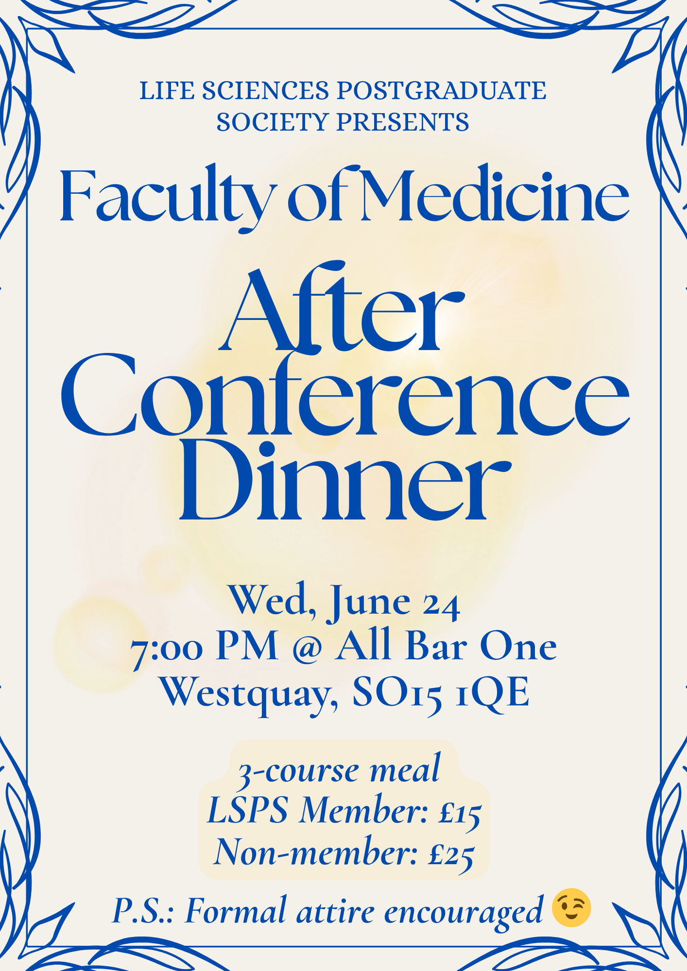 FoM Conference Dinner