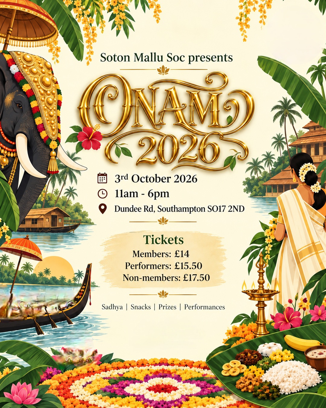 Onam Tickets
